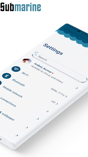 Submarine Ui For EMUI ۱۰/۹ Theme - عکس برنامه موبایلی اندروید