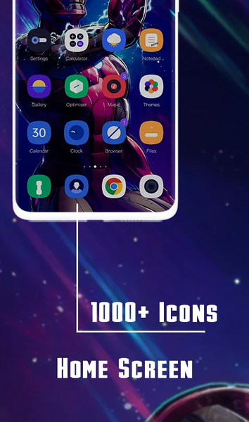 MAN OF IRON EMUI MagicUi Theme - Image screenshot of android app