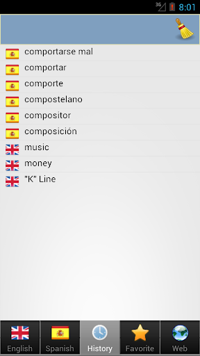 Spanish dict - Image screenshot of android app