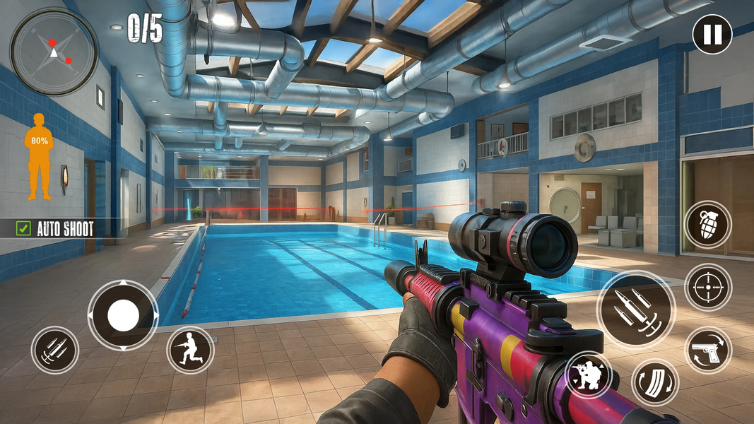 Encounter FPS: SWAT Mission - Gameplay image of android game