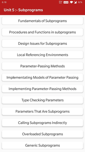 Basics Of Programming - عکس برنامه موبایلی اندروید