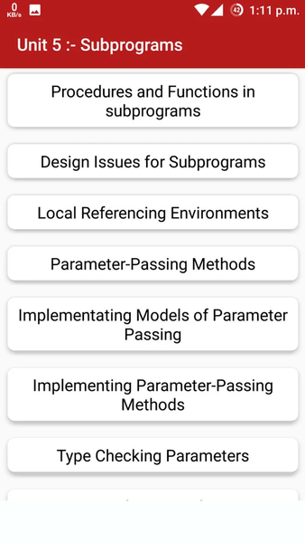 Basics Of Programming - عکس برنامه موبایلی اندروید
