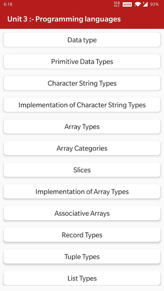 Basics Of Programming - عکس برنامه موبایلی اندروید