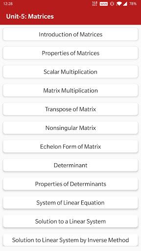 Engineering Maths 1 - Image screenshot of android app