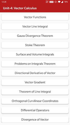 Engineering Maths 1 - Image screenshot of android app