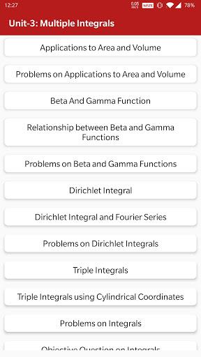 Engineering Maths 1 - Image screenshot of android app
