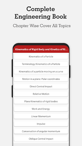 Engineering Mechanics - عکس برنامه موبایلی اندروید