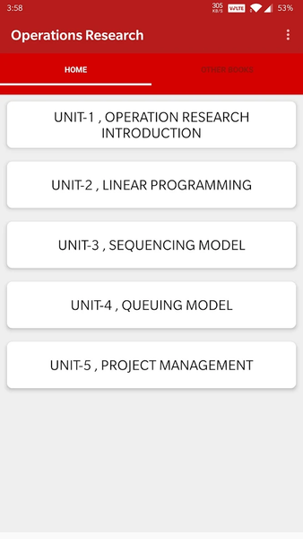 Operations Research (OR) - Image screenshot of android app