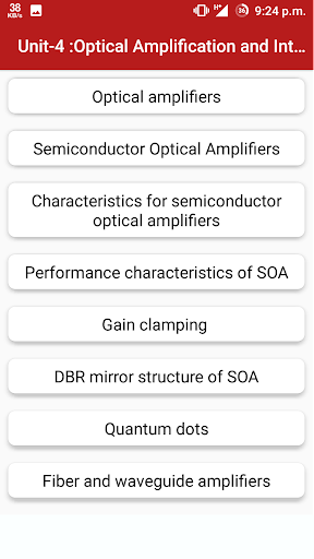 Optical Fiber Communication - عکس برنامه موبایلی اندروید