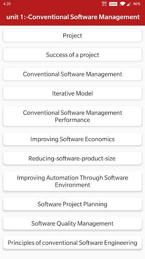 Software Project Management - عکس برنامه موبایلی اندروید