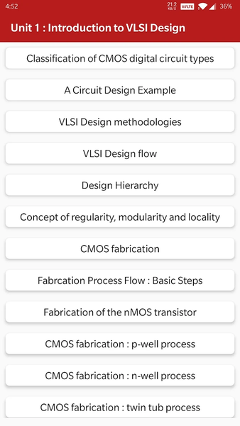 VLSI Design - عکس برنامه موبایلی اندروید