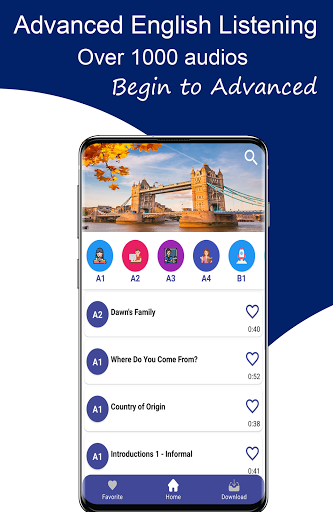 Advanced English Listening - عکس برنامه موبایلی اندروید