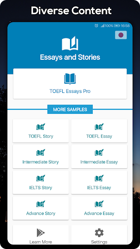 English Essays - Image screenshot of android app