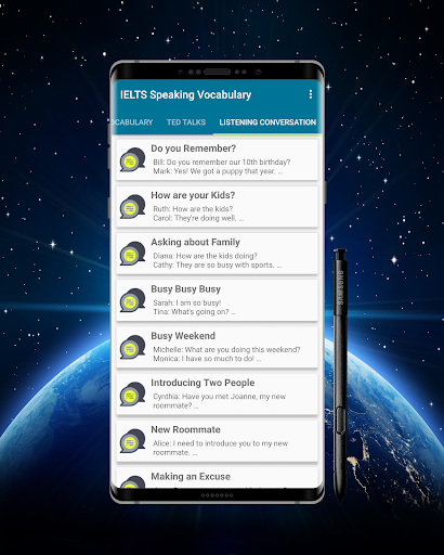 IELTS Listening & Vocabulary - عکس برنامه موبایلی اندروید