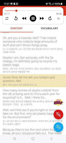 6 Minutes English - Image screenshot of android app