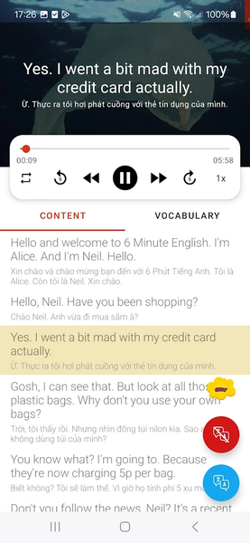 6 Minutes English - Image screenshot of android app