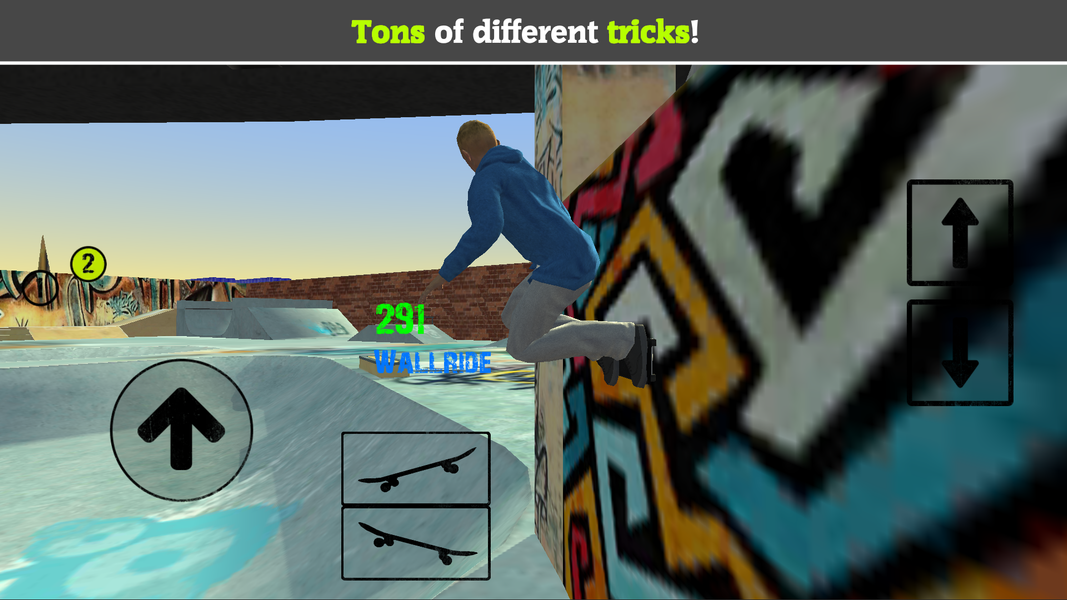Skateboard FE3D 2 - Gameplay image of android game