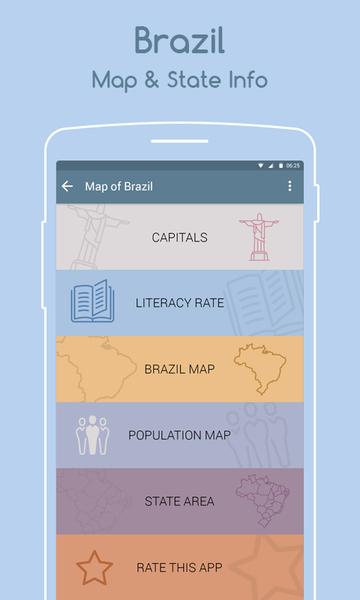 Map of Brazil - عکس برنامه موبایلی اندروید