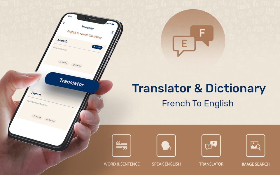 French English Translator - عکس برنامه موبایلی اندروید