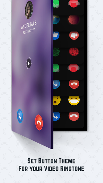 Full Screen Video Ringtone : C - عکس برنامه موبایلی اندروید
