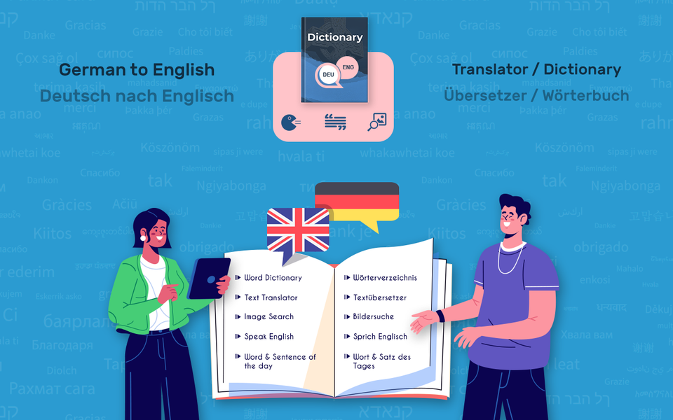German English Translator - عکس برنامه موبایلی اندروید