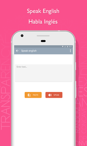 Spanish English Translator - عکس برنامه موبایلی اندروید