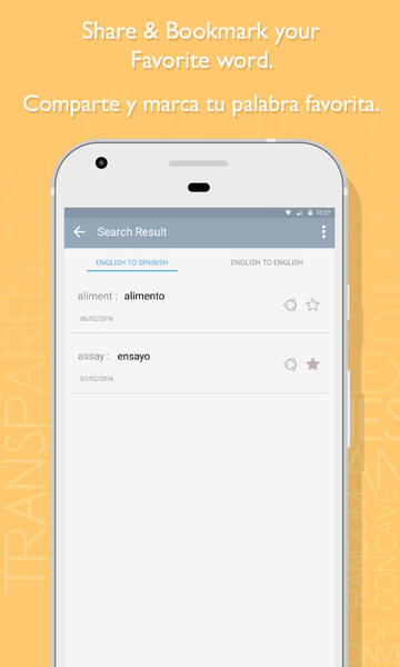 Spanish English Translator - عکس برنامه موبایلی اندروید