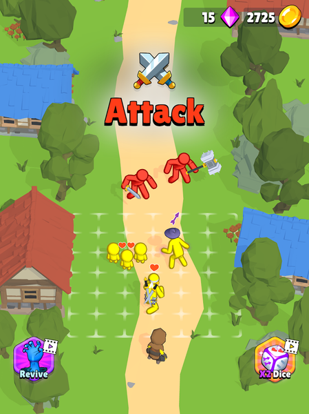 Stickman Epic Dice Battle - عکس بازی موبایلی اندروید