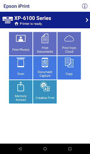 Epson iPrint - Image screenshot of android app