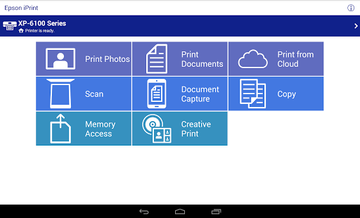 Epson iPrint - Image screenshot of android app