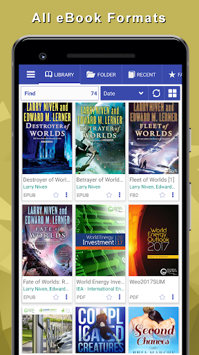 EPUB Reader for all books - Image screenshot of android app