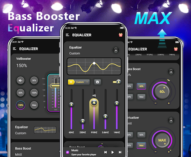 Equalizer & Volume Boost - Image screenshot of android app