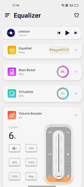 Equalizer, Volume Bass Booster - عکس برنامه موبایلی اندروید