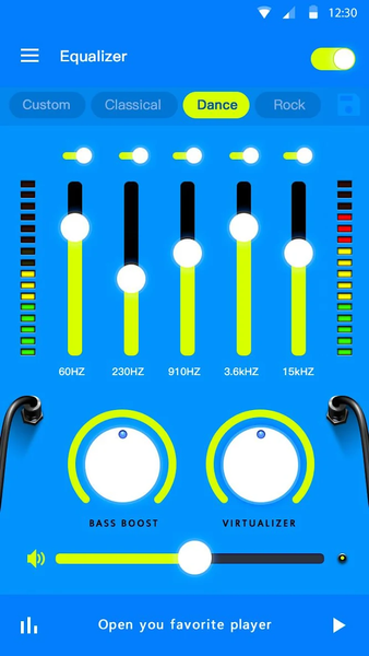 Music Equalizer - Bass Booster - عکس برنامه موبایلی اندروید