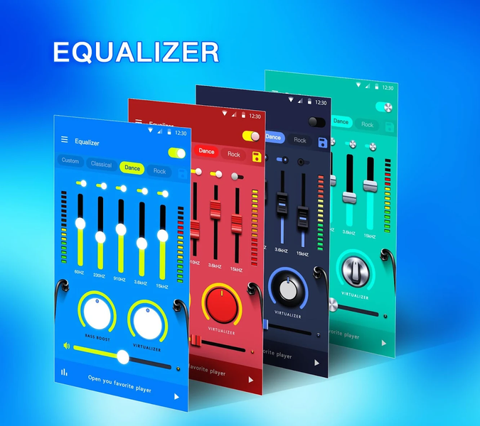 Music Equalizer - Bass Booster - عکس برنامه موبایلی اندروید