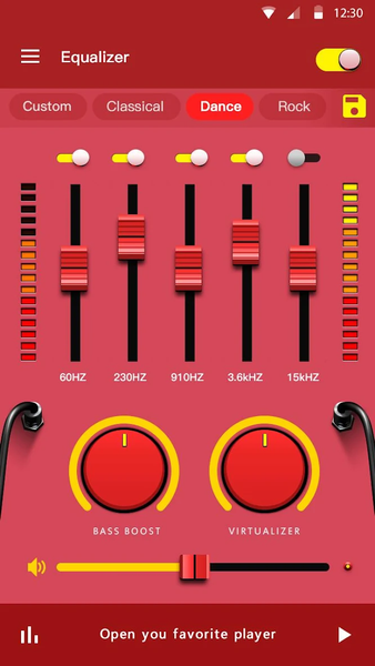 Music Equalizer - Bass Booster - عکس برنامه موبایلی اندروید