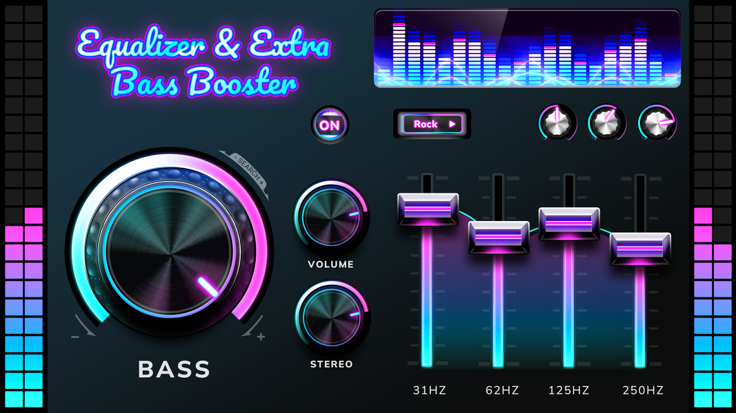 Equalizer & Extra Bass Booster - عکس برنامه موبایلی اندروید