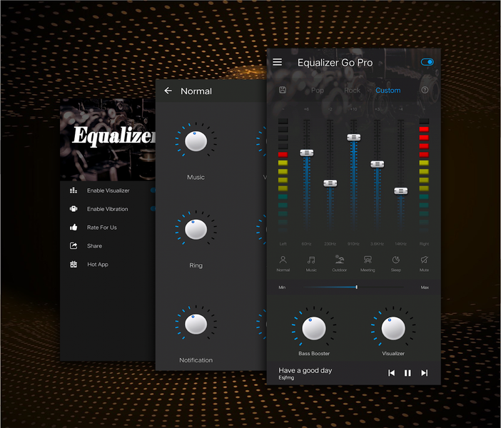 Equalizer Bass Booster Pro - عکس برنامه موبایلی اندروید