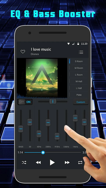 Equalizer Music Player - عکس برنامه موبایلی اندروید