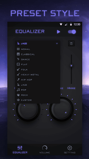 Music Bass Equalizer Booster & Volume Up - عکس برنامه موبایلی اندروید