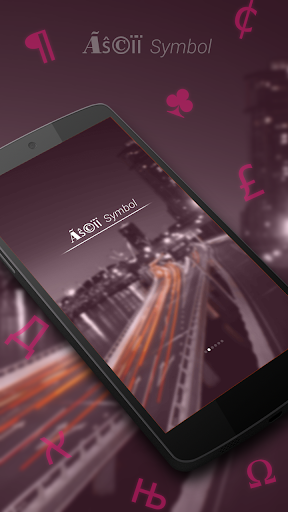 Ascii Symbol - Image screenshot of android app