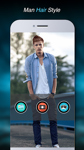 Man HairStyle Photo Editor - عکس برنامه موبایلی اندروید