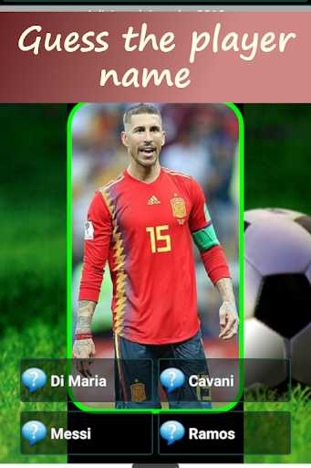 Soccer Players Quiz 2022 - Gameplay image of android game