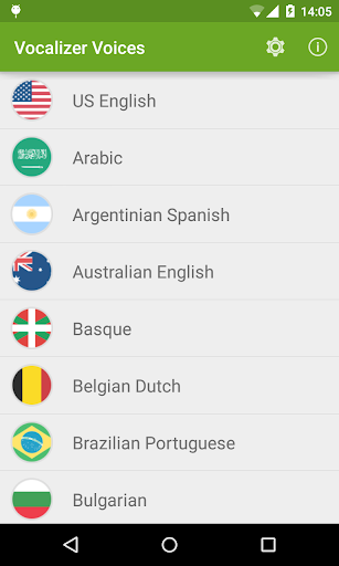 Vocalizer TTS Voice (English) - Image screenshot of android app