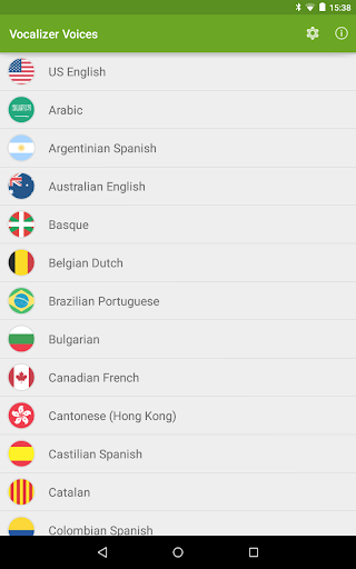 Vocalizer TTS Voice (English) - عکس برنامه موبایلی اندروید