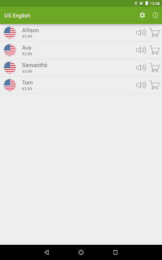 Vocalizer TTS Voice (English) - عکس برنامه موبایلی اندروید
