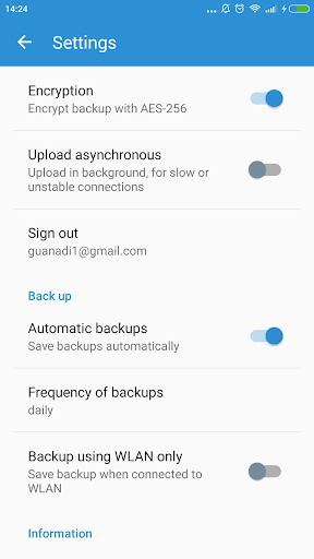 Backup for Whats - عکس برنامه موبایلی اندروید