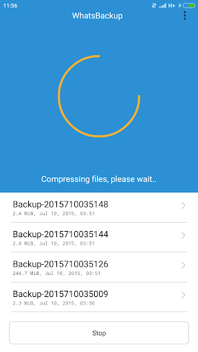 Backup for Whats - Image screenshot of android app