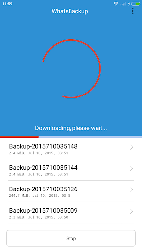 Backup for Whats - Image screenshot of android app