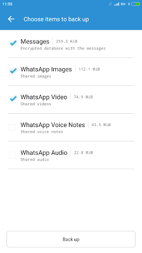 Backup for Whats - Image screenshot of android app